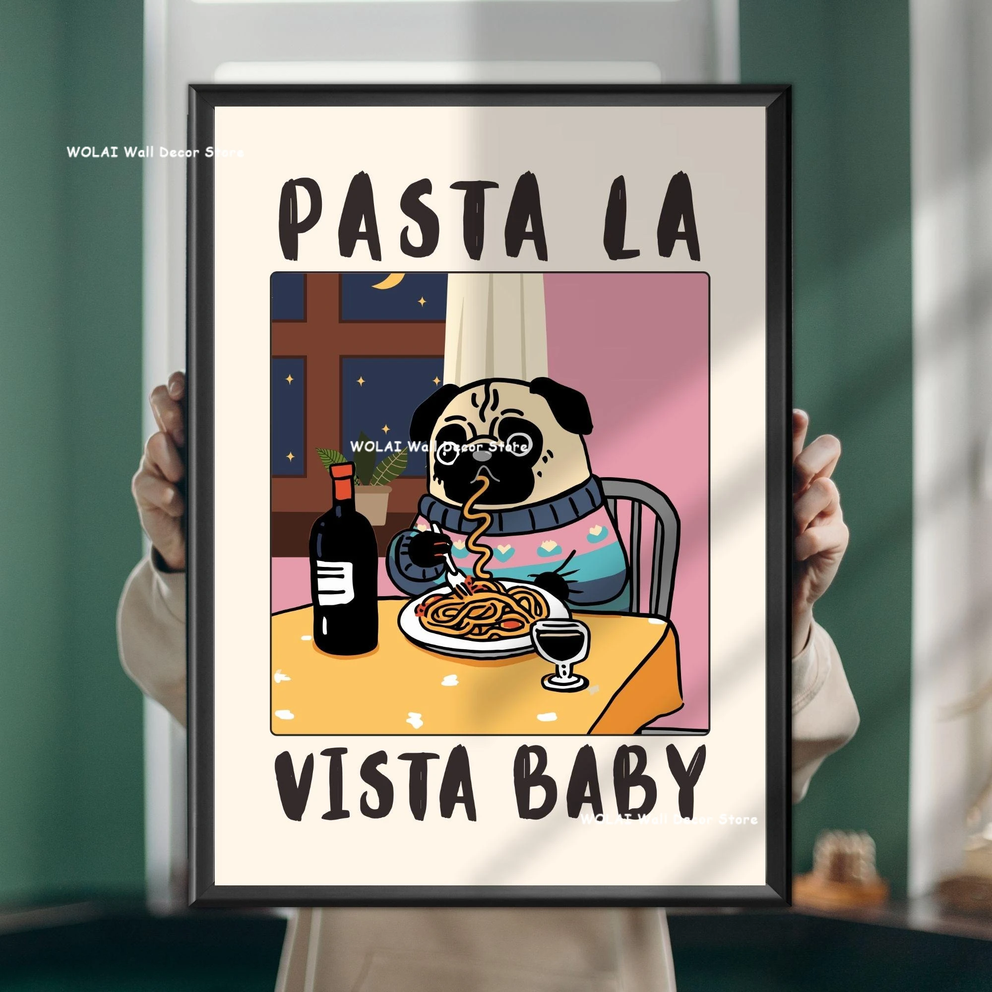 Zabawny plakat z gęsią do łazienki Wzór 8
