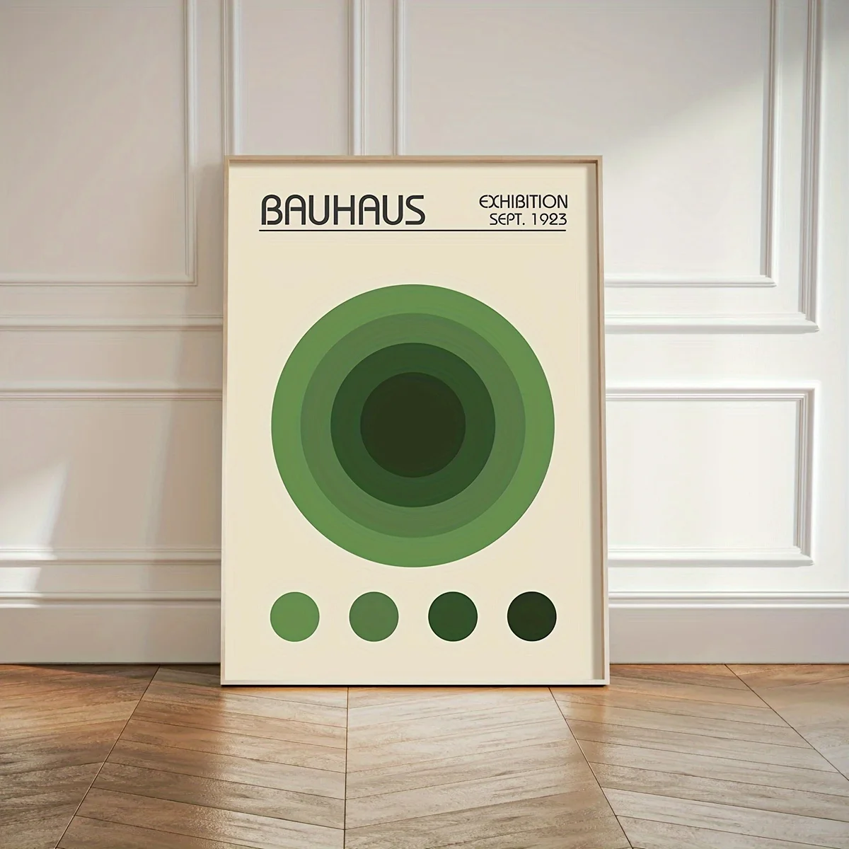 Zestaw 3 plakatów geometrycznych Bauhaus Zlh