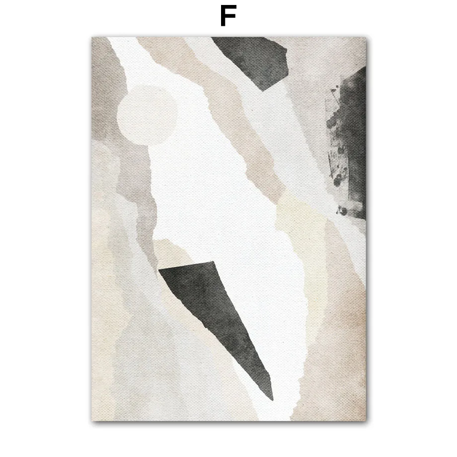 Abstrakcyjne kobiety - plakat w stylu vintage żółty