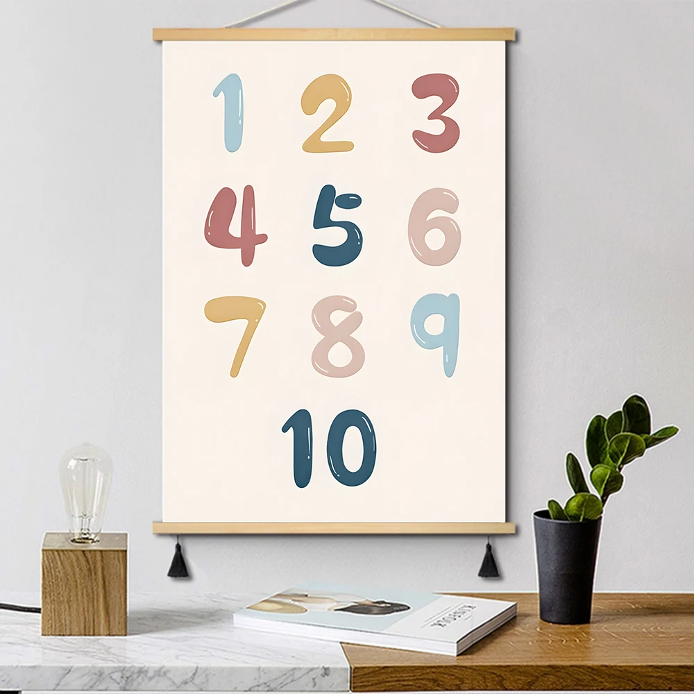 Boho tęcza You Are My Sunshine – plakat do pokoju dziecięcego Fioletowy