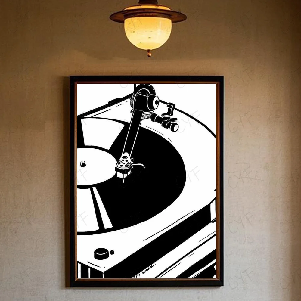 Czarno-biały bilard - grafika retro Zielony