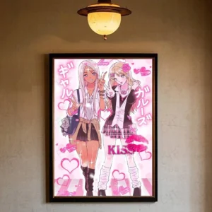 Dziewczyny w stylu anime - plakat do pokoju Niebieski