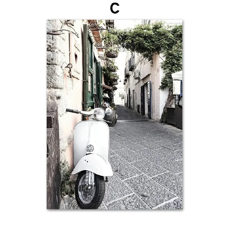 Fontanna di Trevi - plakat w stylu skandynawskim Czerwony
