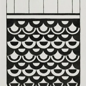 Geometryczna abstrakcja w stylu Bauhaus Beżowy