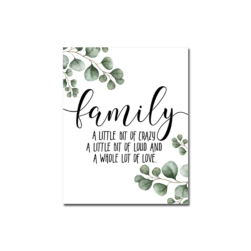 Happy Family - czarno-biały plakat z napisem Fioletowy/фиолетовый