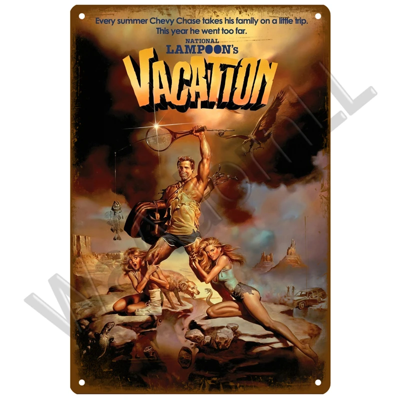Kino - plakat w stylu vintage na ścianę Khaki