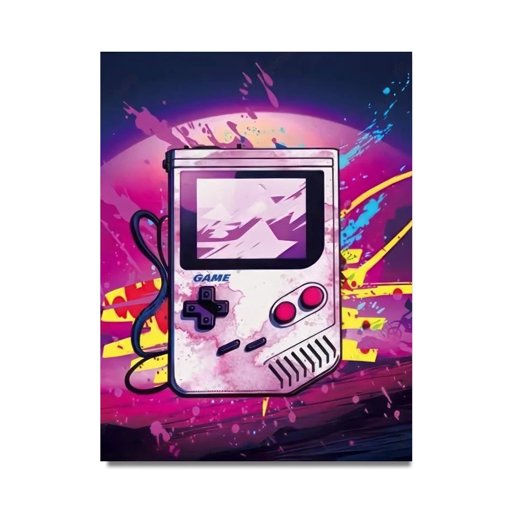 Kontroler do gier - plakat gaming graffiti Wielo