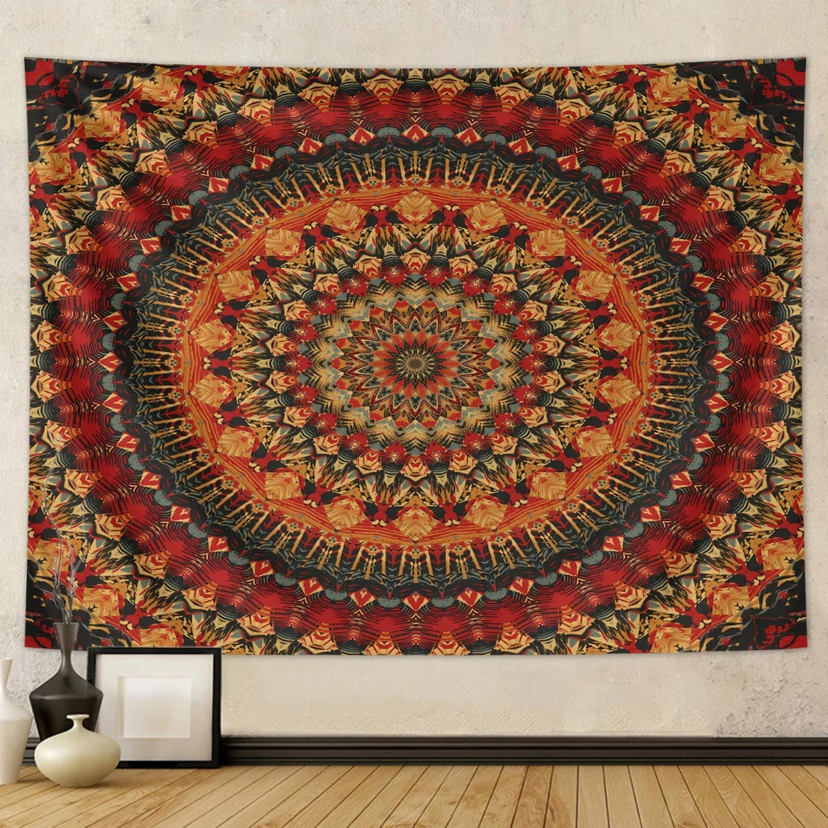 Mandala boho gobelin ścienny Kolor