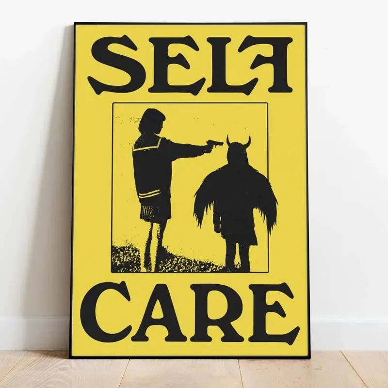 Miłość jest prawem - plakat z cytatem Czerwony