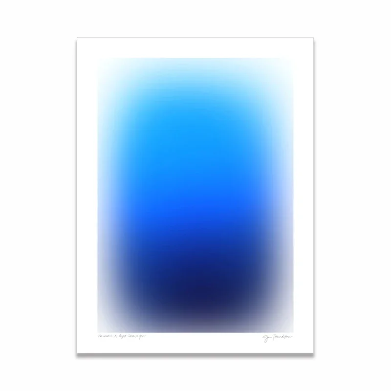 Minimalistyczny gradient - abstrakcyjny swoosh żółty
