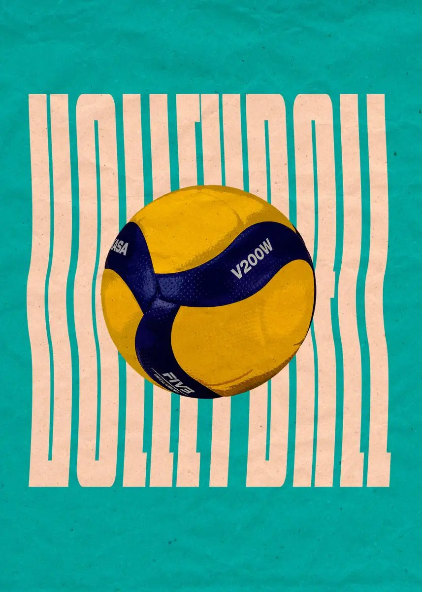 Minimalistyczny plakat sportowy z piłkami Burgundia