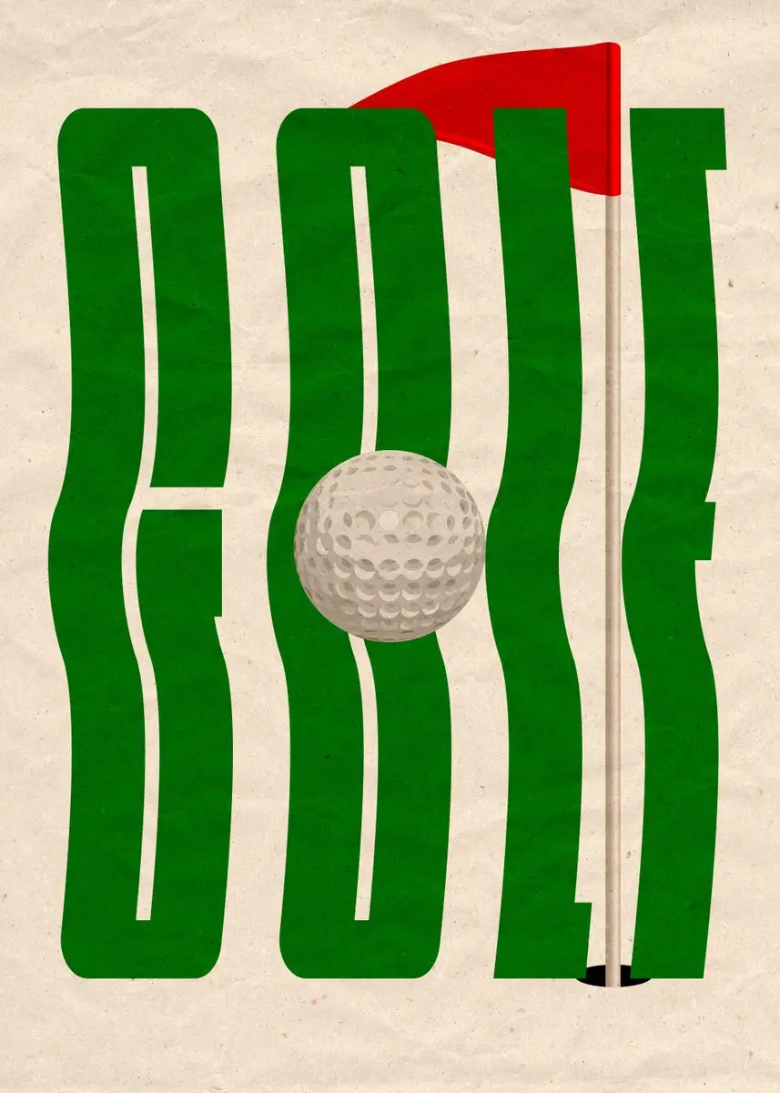 Minimalistyczny plakat sportowy z piłkami Czerwony