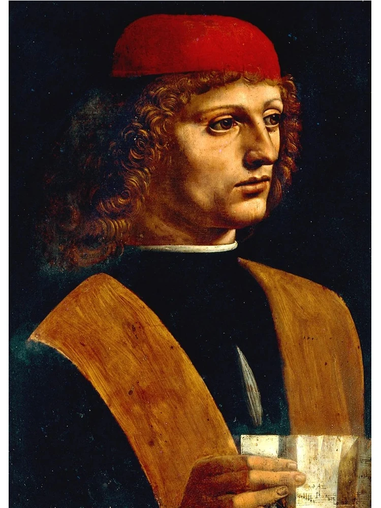 Mona Lisa - klasyka malarstwa na plakacie Burgundia