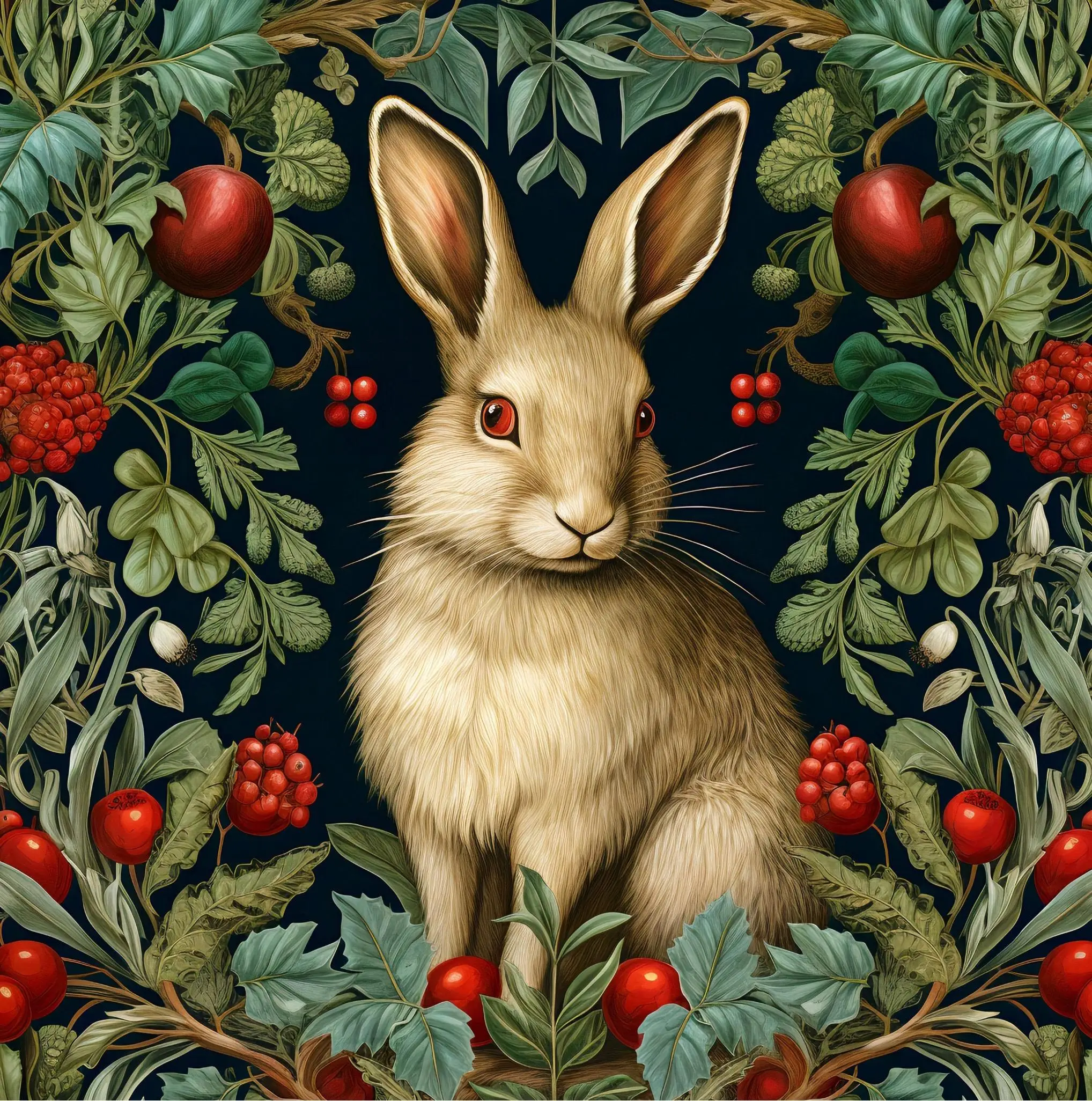 Muzealne ptaki i motyle - plakat botaniczny vintage Jasnożółty
