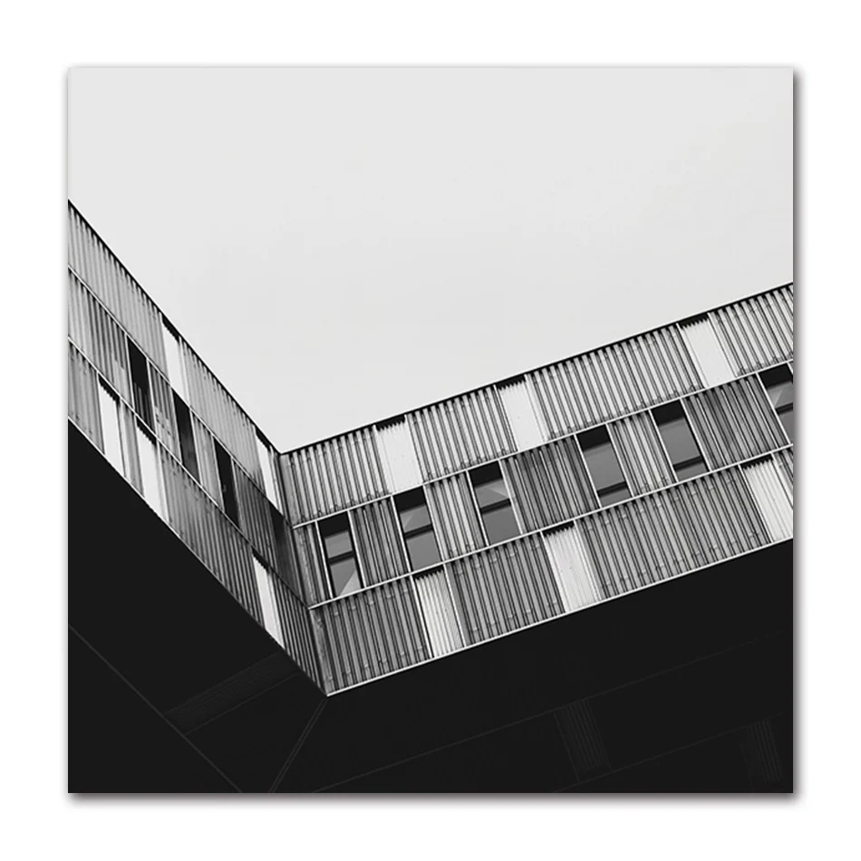 Nowoczesna architektura – plakat martwa natura Czerwony