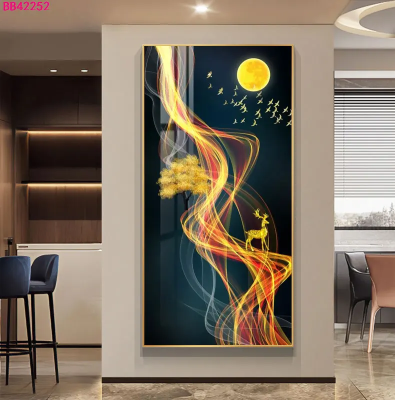 Nowoczesny plakat minimalistyczny do salonu Burgundia