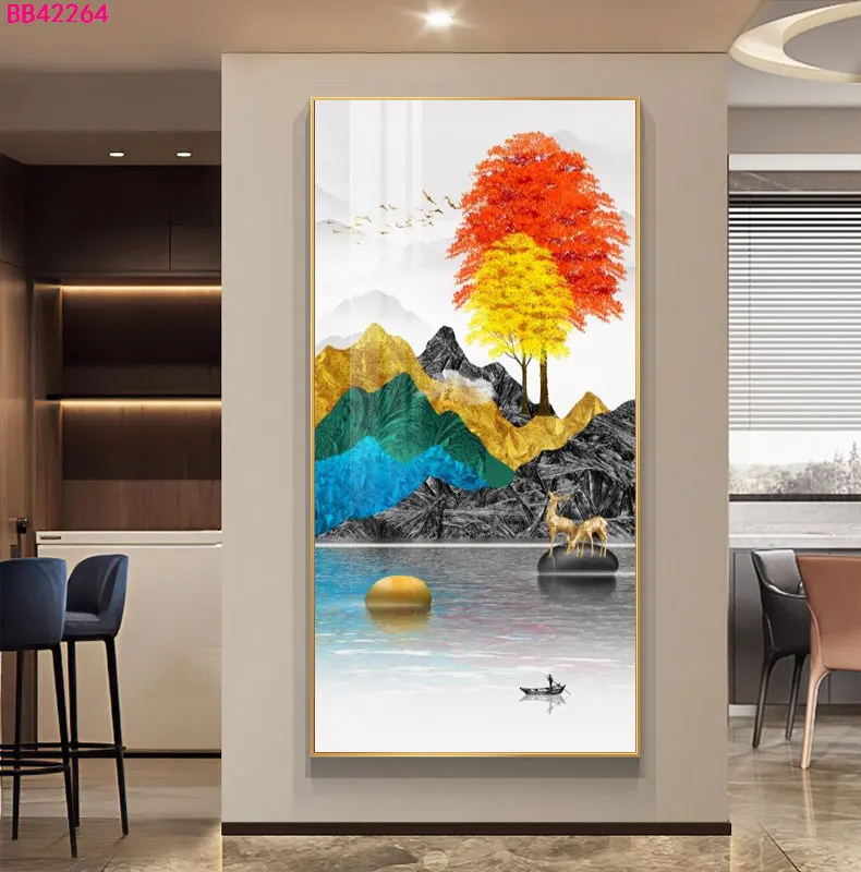 Nowoczesny plakat minimalistyczny do salonu Jasny