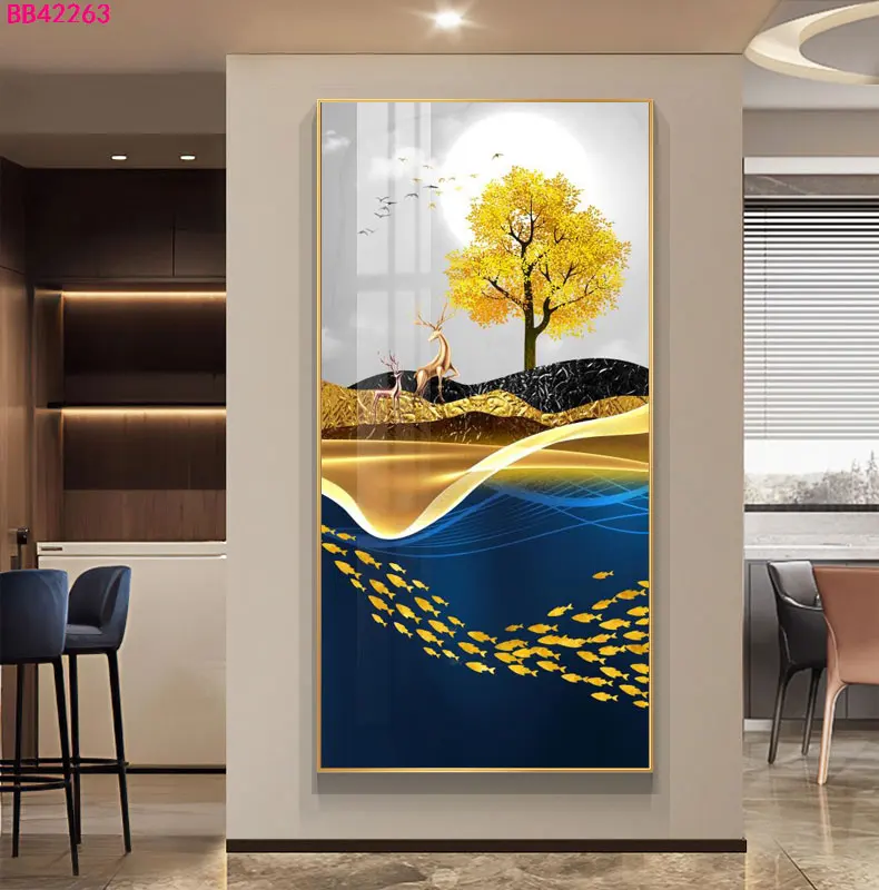 Nowoczesny plakat minimalistyczny do salonu Pomarańczowy