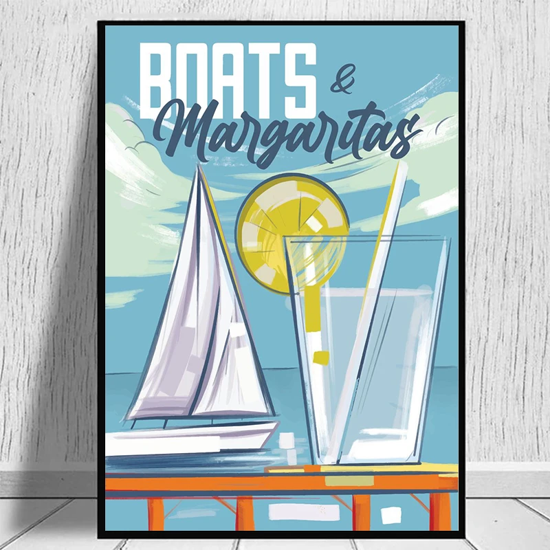 Nurkująca kobieta – plakat vintage w stylu plażowym Ciemny szary