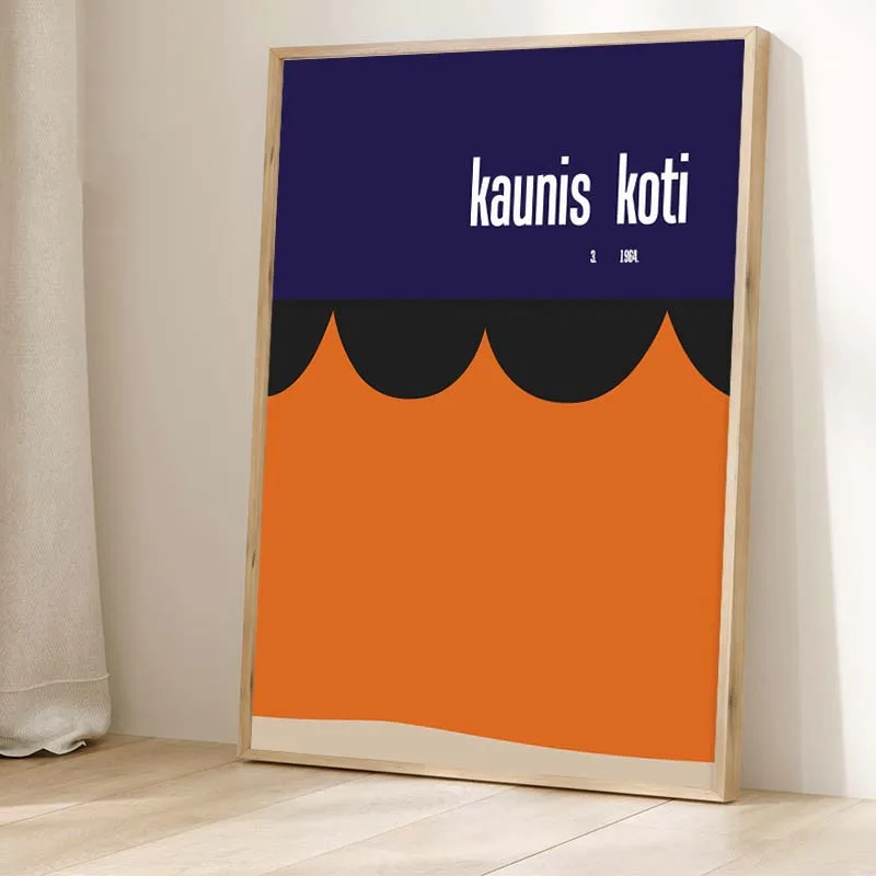 Minimalistyczna okładka książki - plakat retro Jasnozielony