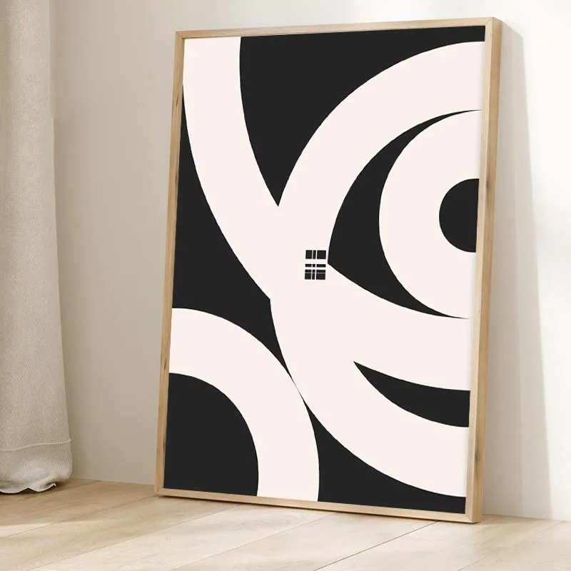 Minimalistyczna okładka książki - plakat retro żółty