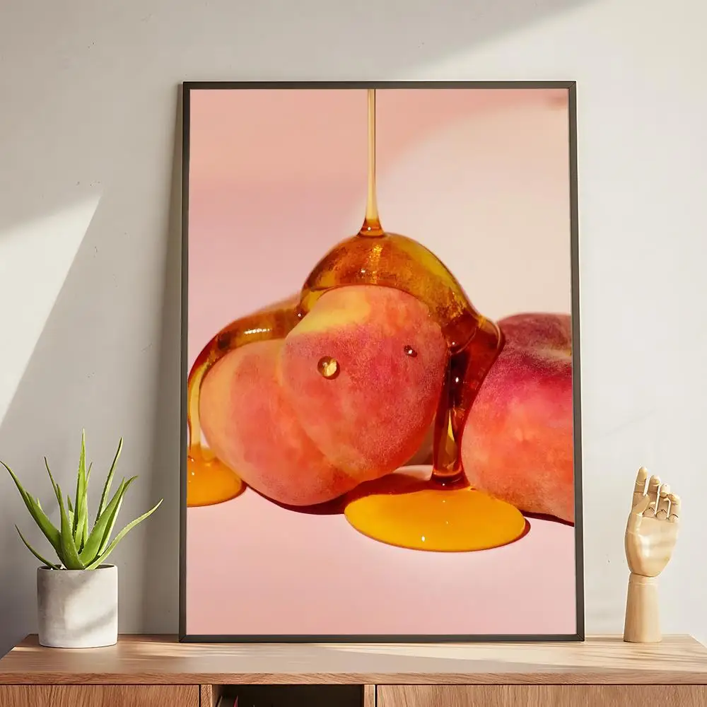 Owoce – nowoczesny plakat do kuchni Jasny niebieski