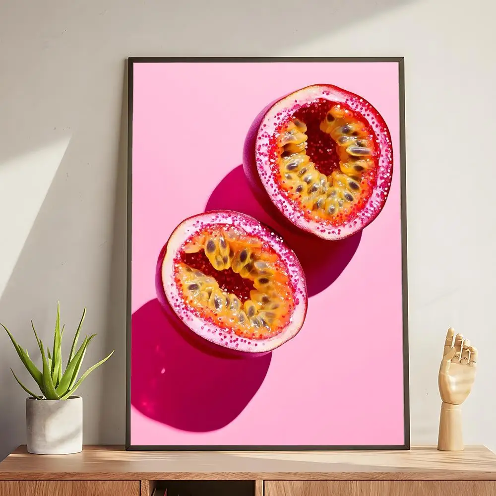 Owoce – nowoczesny plakat do kuchni Zielony
