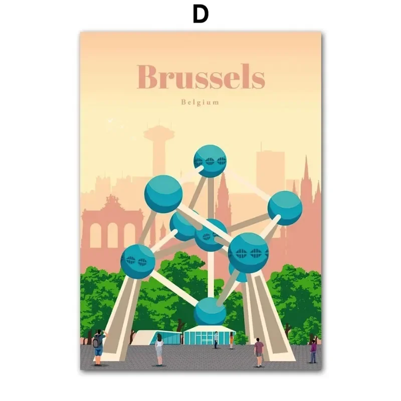 Paryż i Bruksela – plakaty miast Burgundia