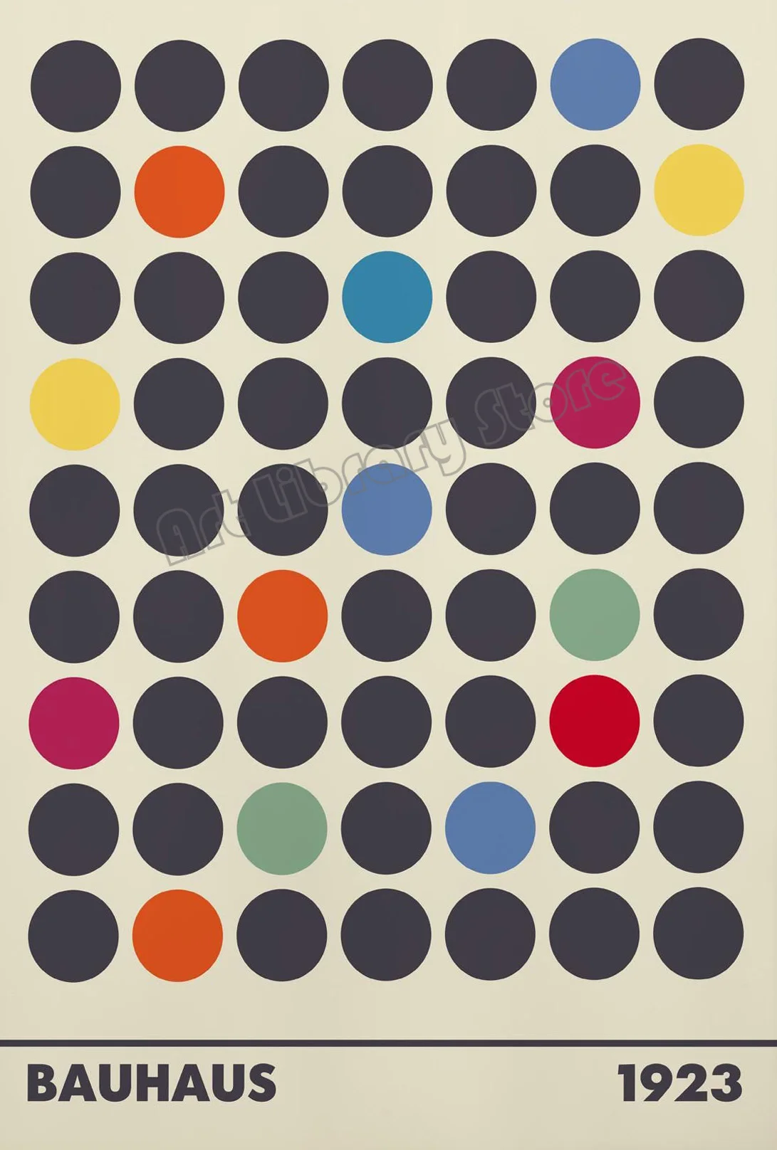 Abstrakcja geometryczna w stylu retro Czerwony
