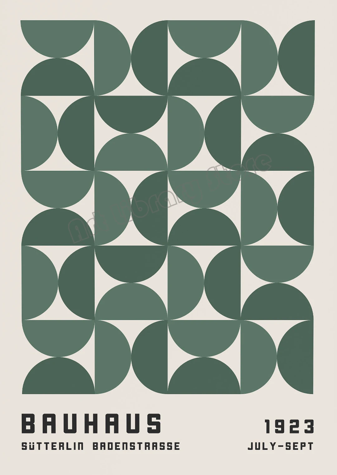 Abstrakcja geometryczna w stylu retro Granatowy