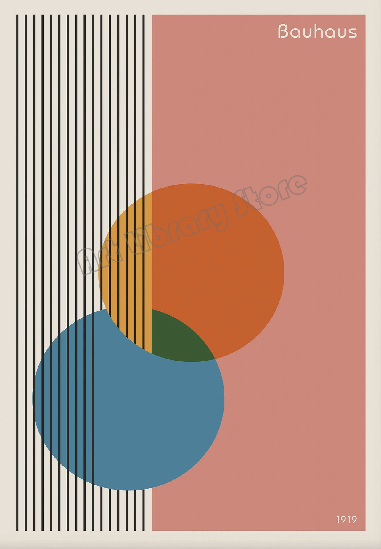 Abstrakcja geometryczna w stylu retro Jasnoszary