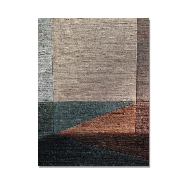 Plakat abstrakcyjna czarna geometria retro Czarny