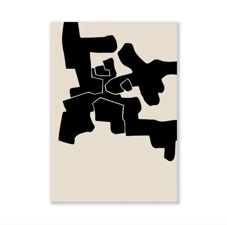 Plakat abstrakcyjna geometria w stylu rzeźby Czerwony