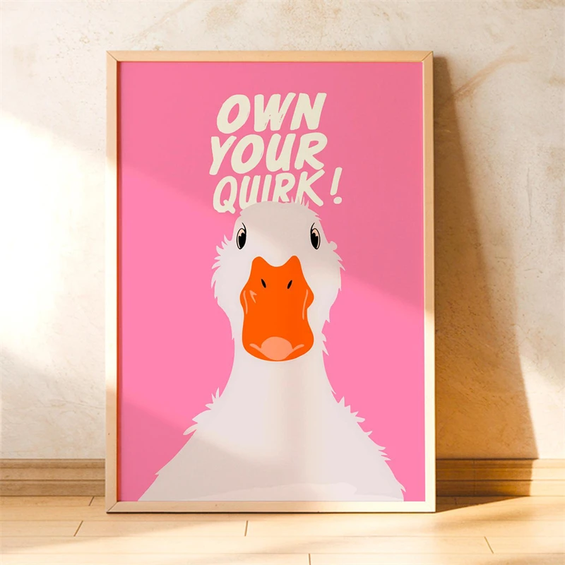 Plakat z afirmacjami boho dla dzieci żółty