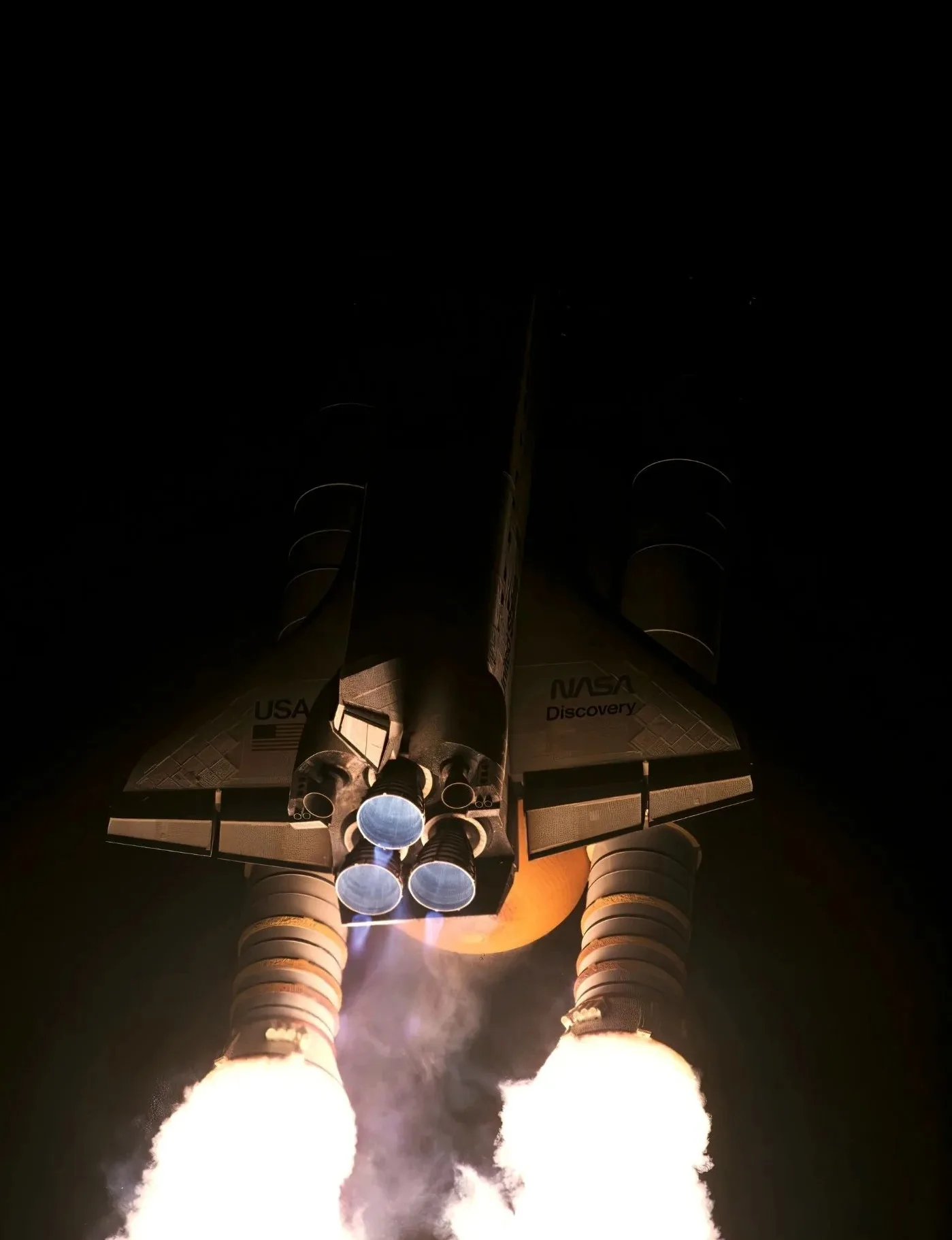 Plakat astronauta i wschod Ziemi Apollo Czerwony