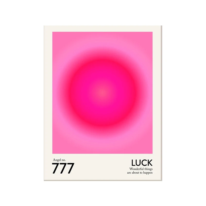 Plakat aura - gradient energii i liczby aniolow Czarny