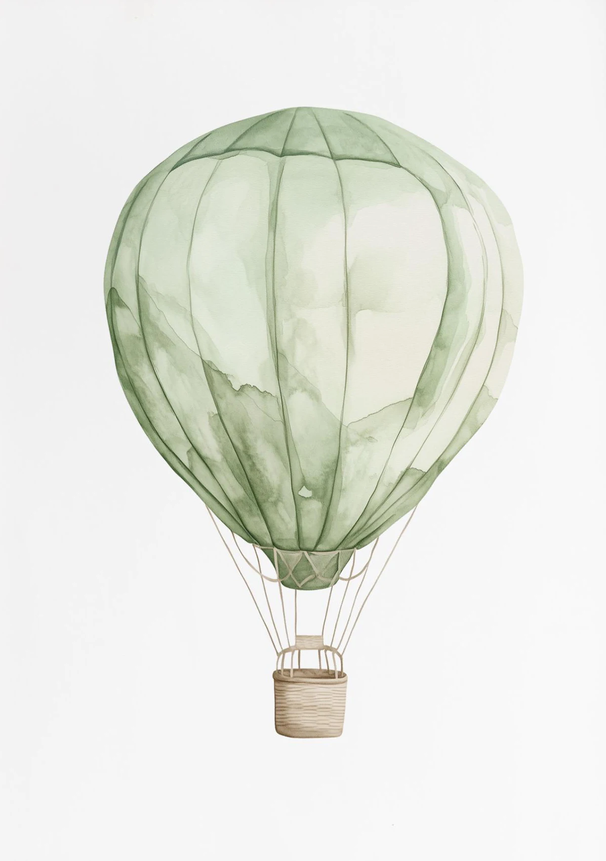 Plakat balon safari lew słoń żyrafa dla dziecka Brązowy