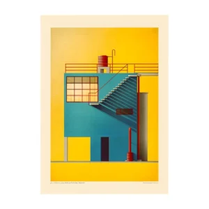 Plakat Bauhaus Klasyczna Abstrakcja Khaki