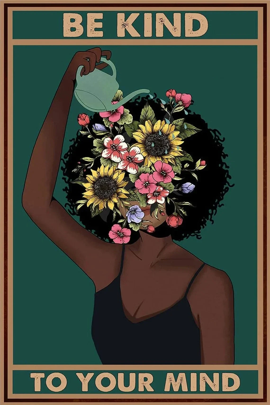 Be Kind To Your Mind - plakat z pozytywnym cytatem Wielo