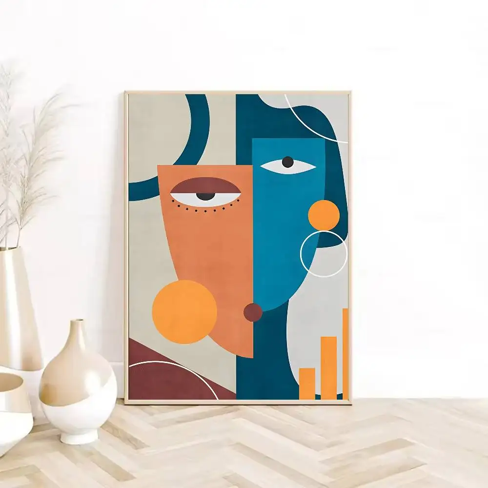 Plakat boho abstrakcja Czarny