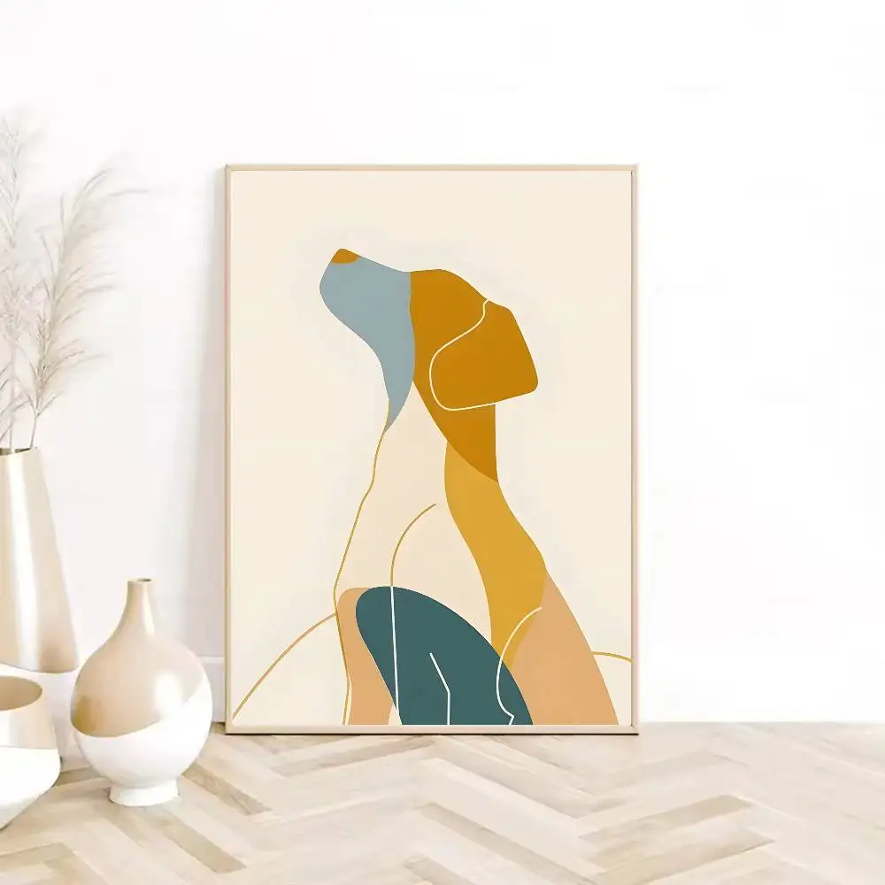 Plakat boho abstrakcja Wielo