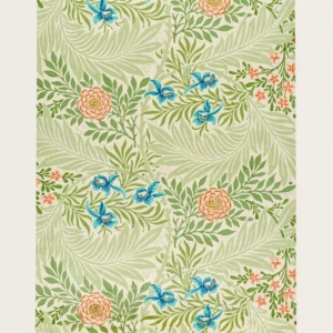 Plakat Botaniczny Vintage z Kwiatami Jasny