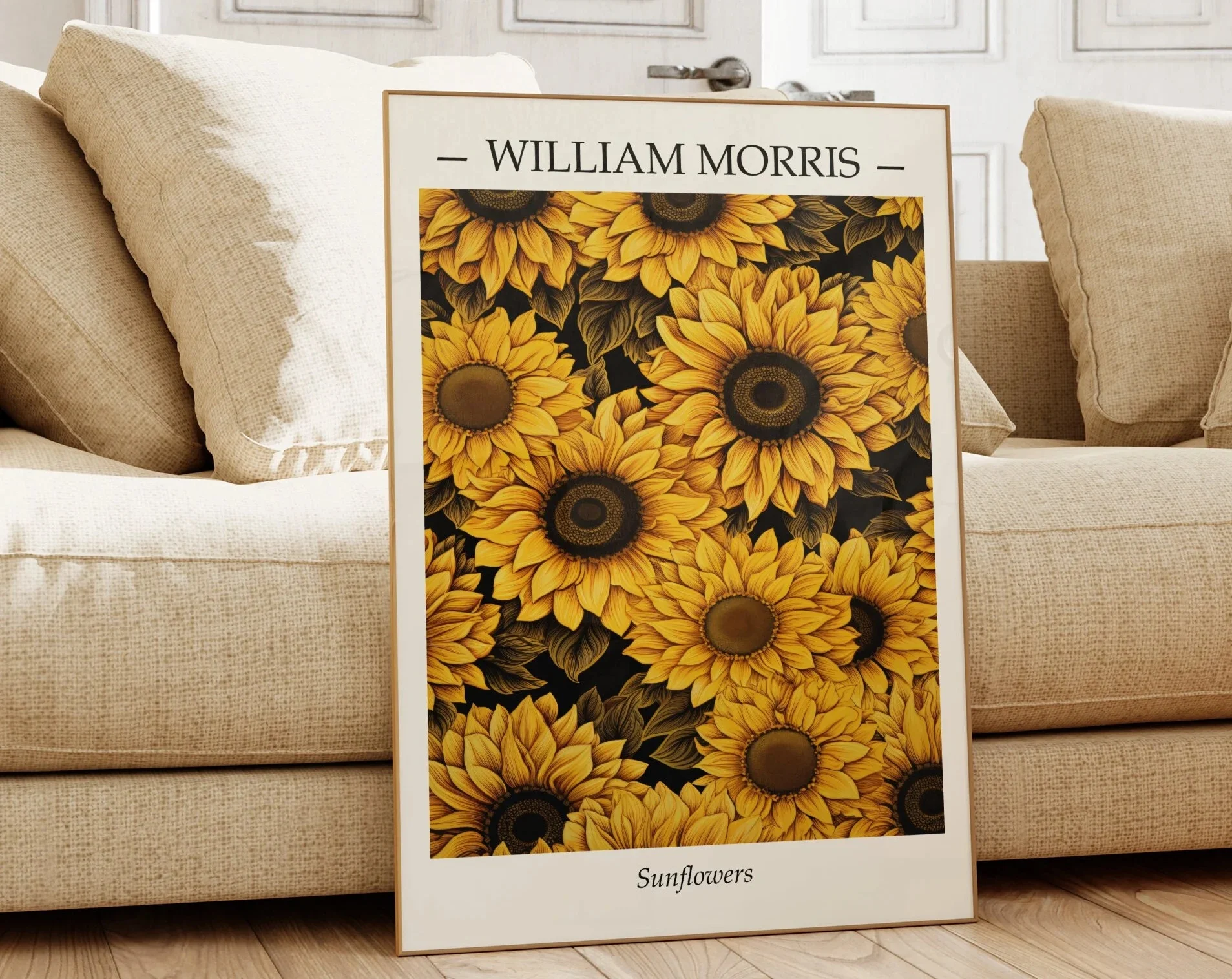 Plakat botaniczny vintage w stylu retro Kolba