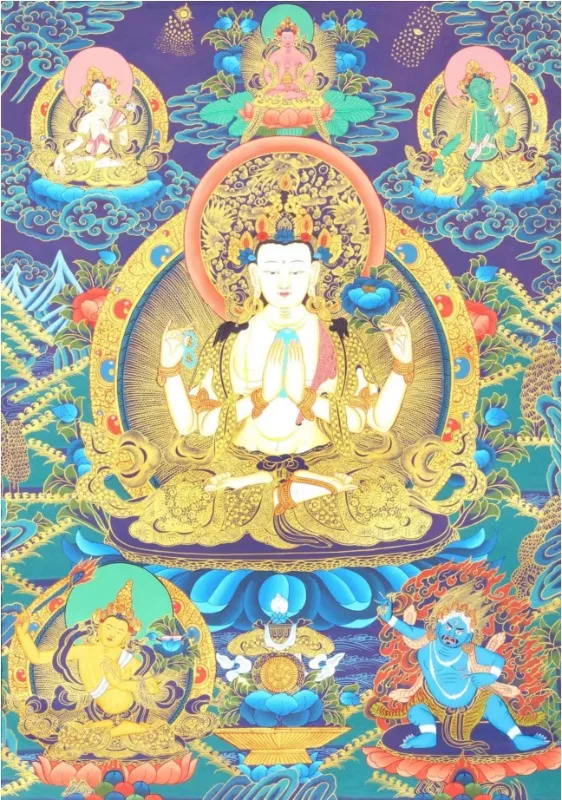 Budda - plakat do medytacji i wyciszenia Ciemny szary