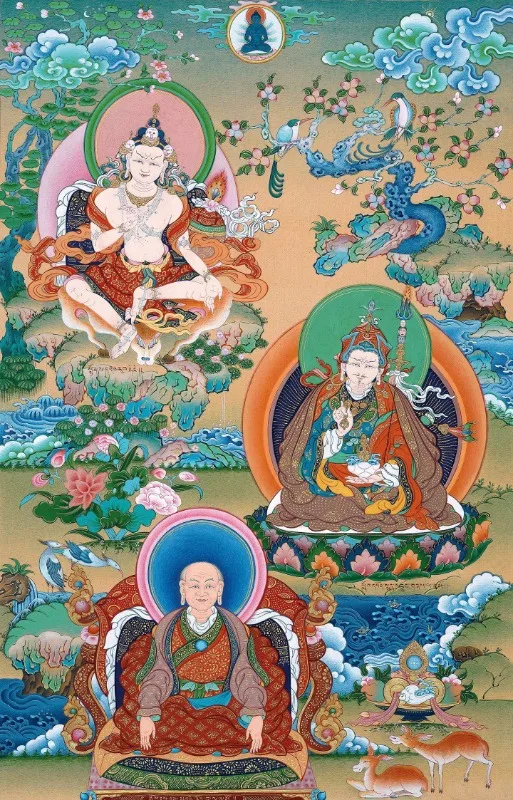 Budda - plakat do medytacji i wyciszenia Granatowy