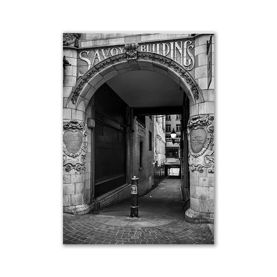 Plakat czarno-biały - fotografia europejskich miast Armijna zieleń
