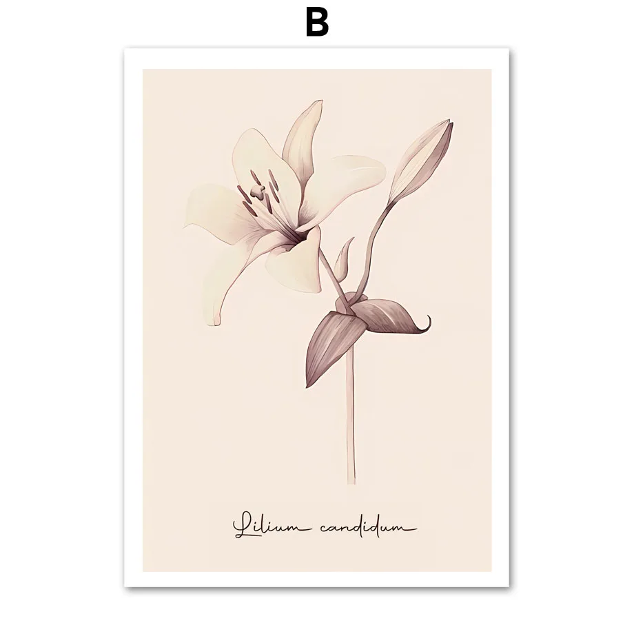 Plakat dmuchawiec minimalizm boho żółty