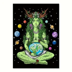 Plakat Gaia bogini Matka Ziemia Wielo