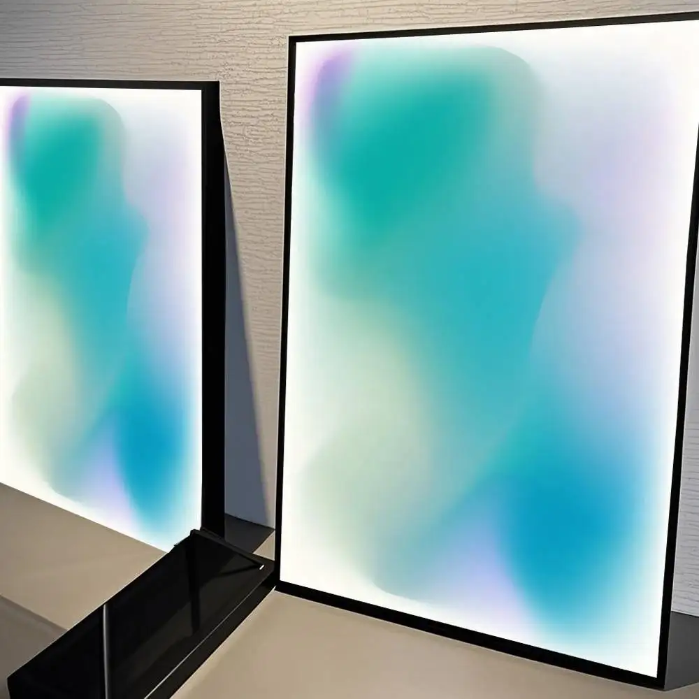 Plakat gradient aura - abstrakcyjna grafika rozmycia Kawa