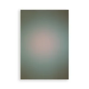 Plakat gradientowa aura abstrakcyjny żółty